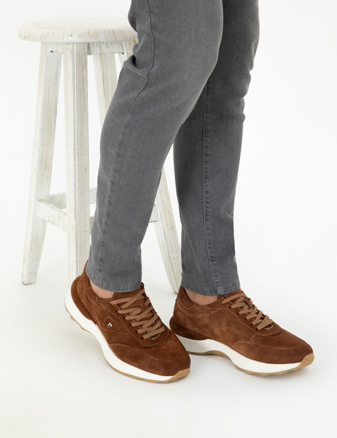 Brown 100% Leather Casual Shoes