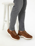 Brown 100% Leather Casual Shoes