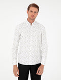 Grey Slim Fit Long Sleeve Shirt