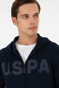 Men's Navy Blue Knitted Cardigan