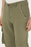 Men's Dark Khaki Canvas Pants