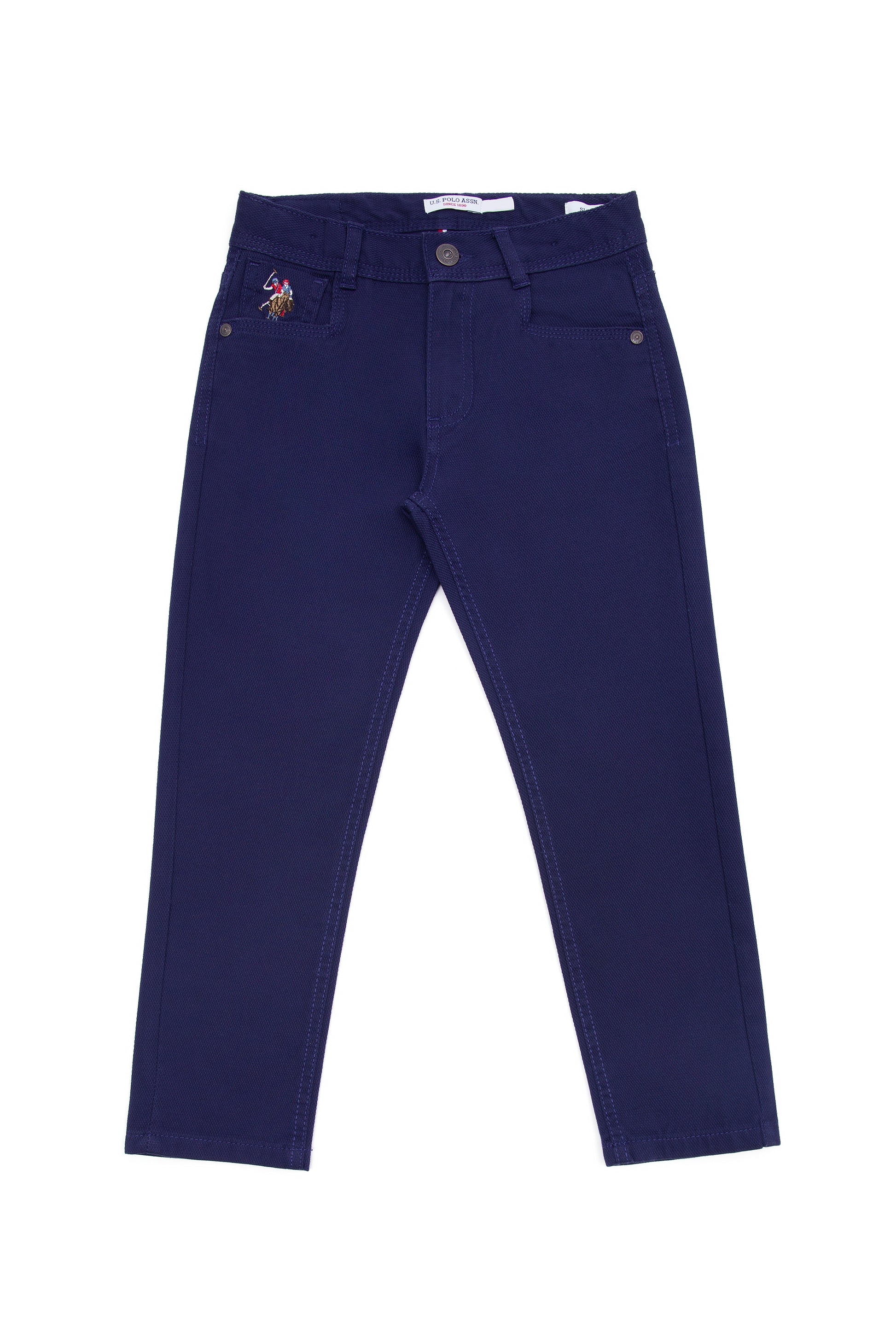 Boy's Navy Blue Canvas Pants
