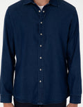 Navy Blue Regular Fit Jeans Shirt
