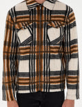 Brown Regular Fit Knitted Shirt