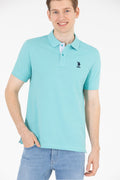 Men's Mint Basic Polo Neck T-Shirt