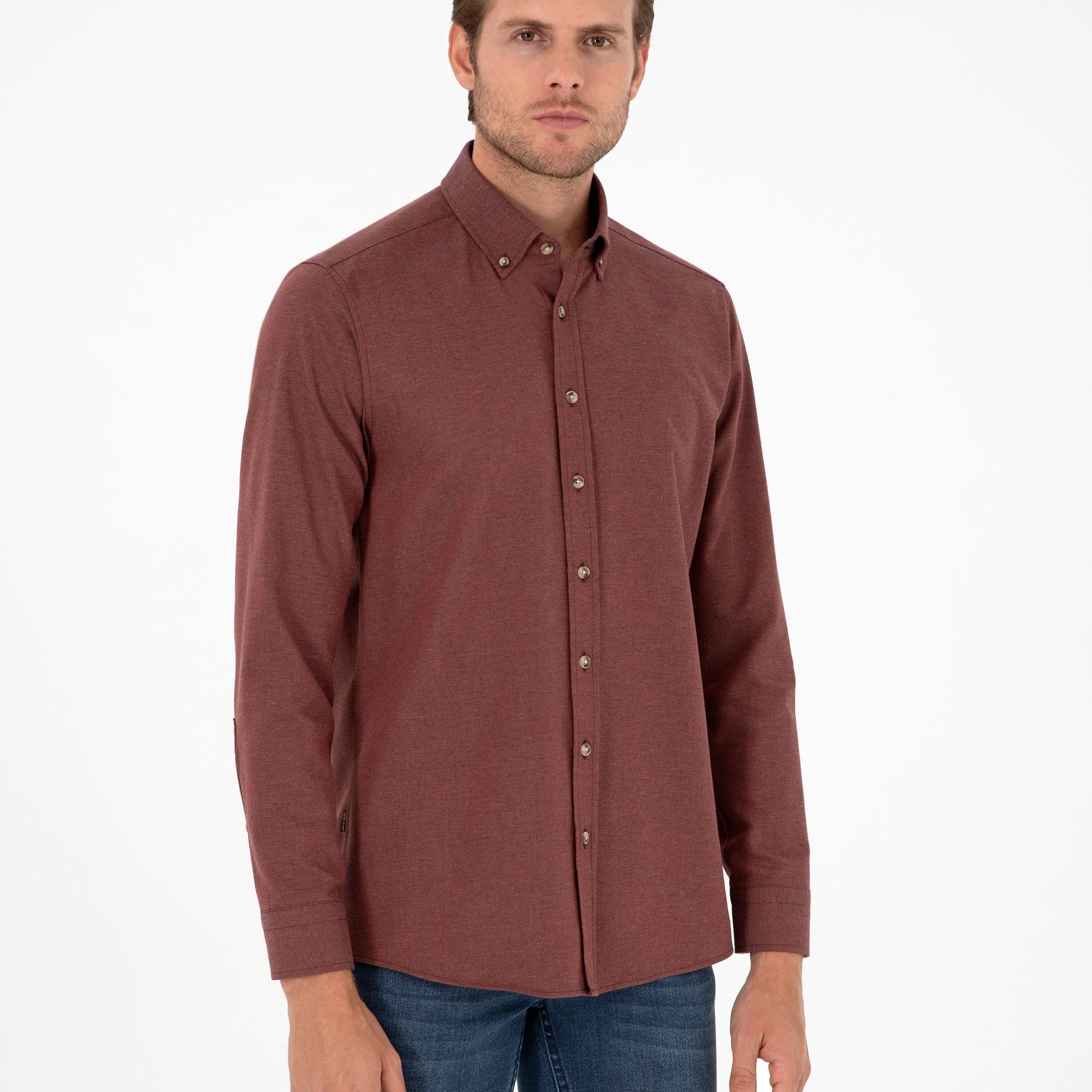 Tile Slim Fit Long Sleeve Shirt