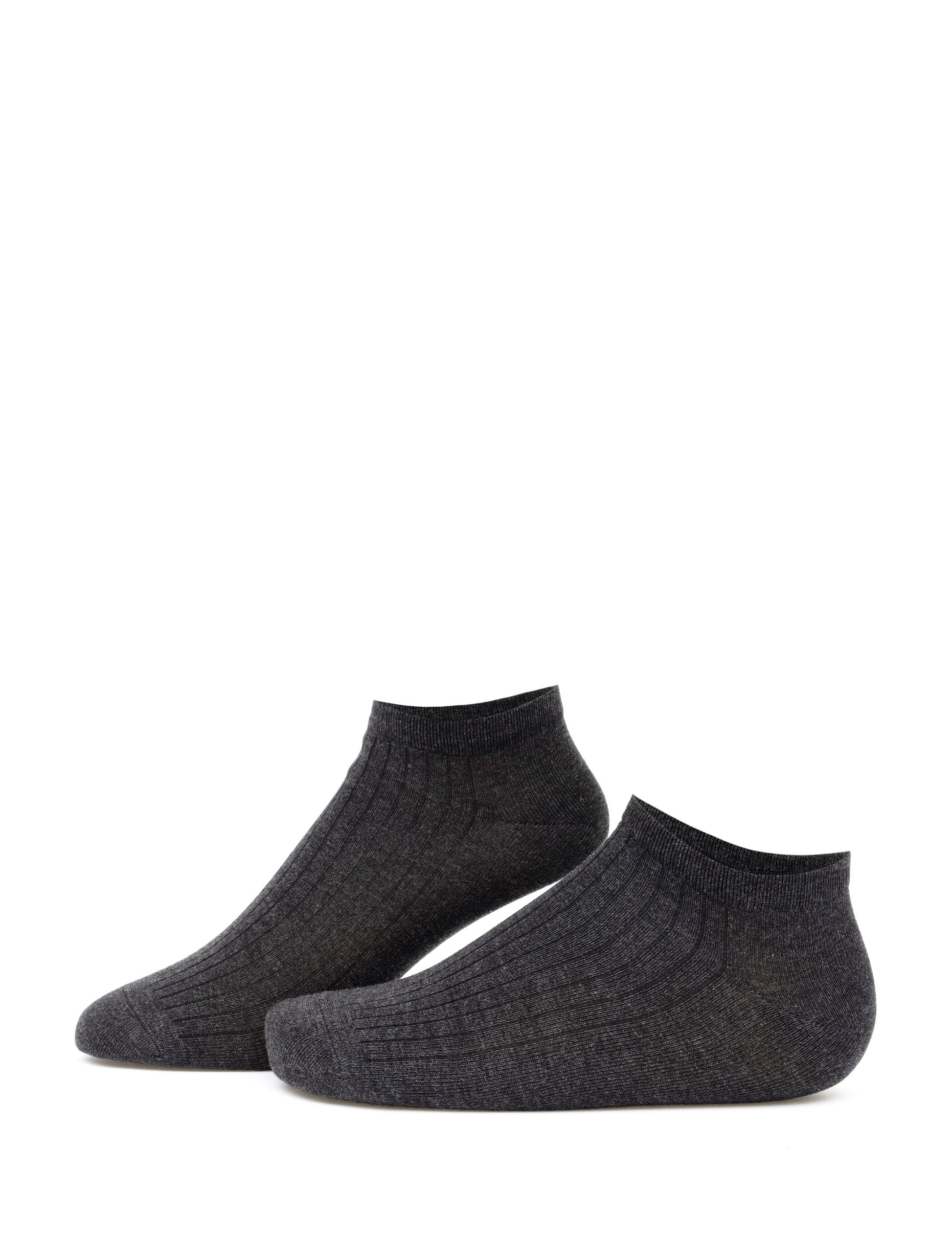 Anthracite Booties Socks