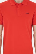 Men's Red Basic T-Shirt