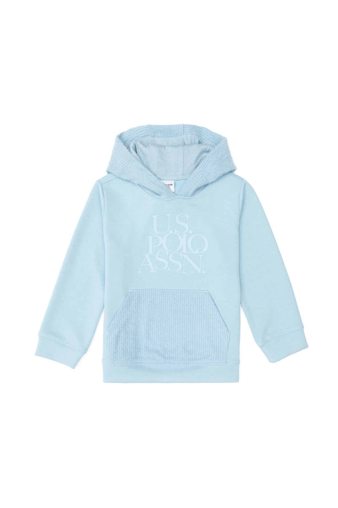 Girls' Water Green Hooded Sweatshirt
