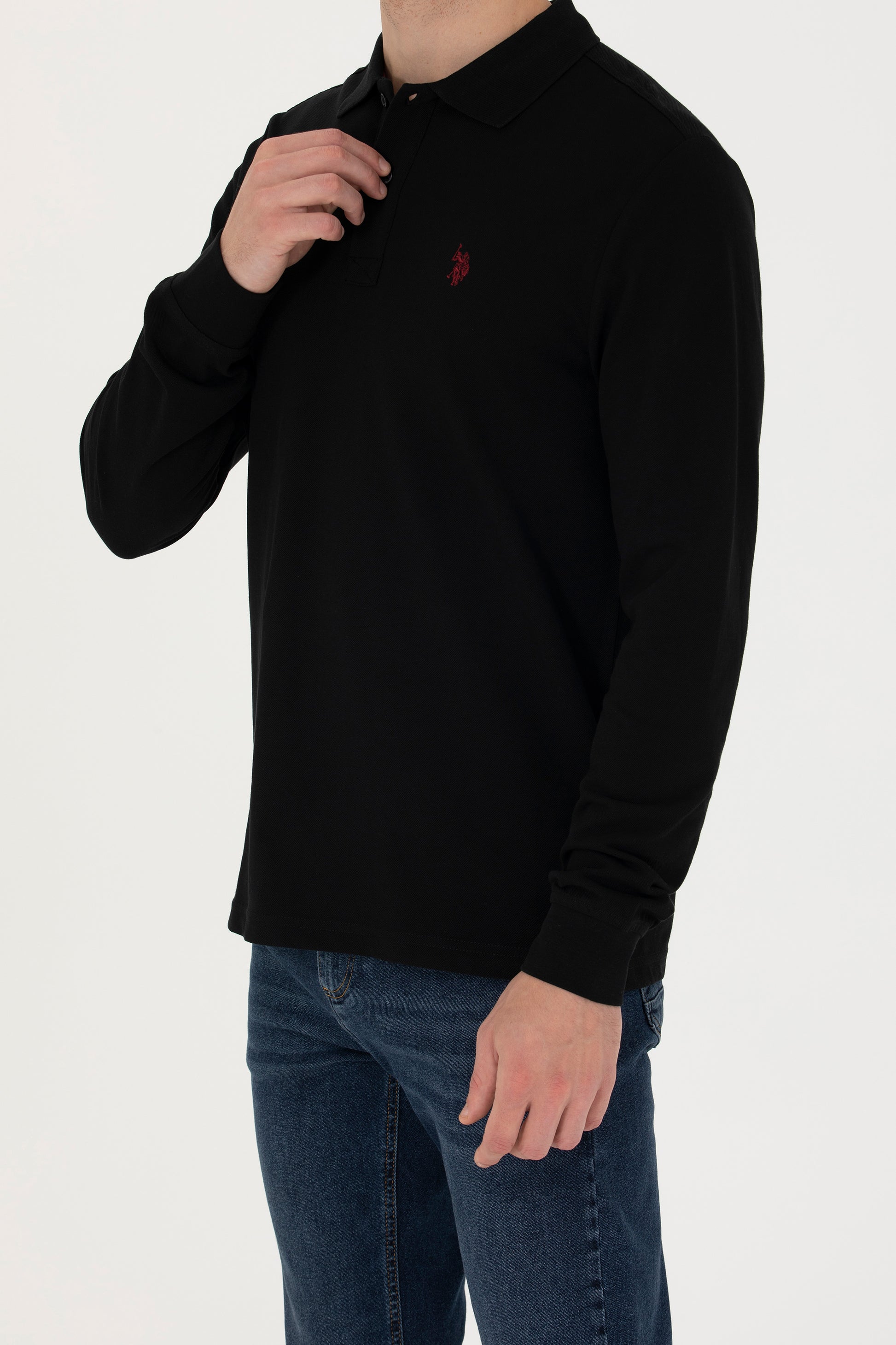 Men's Black Basic Sweatshirt