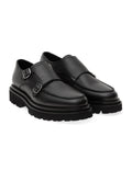 Black 100% Leather Casual Shoes