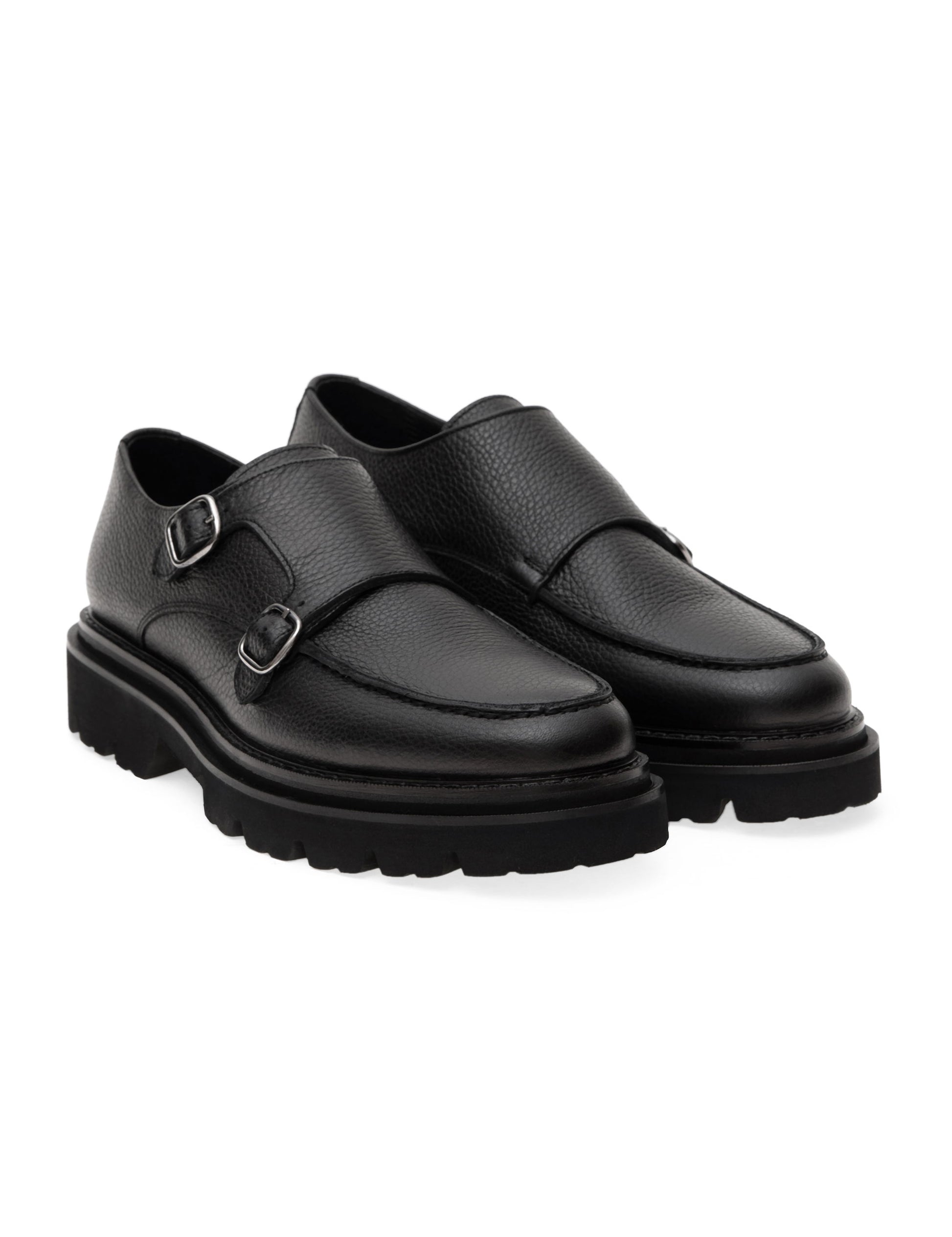 Black 100% Leather Casual Shoes
