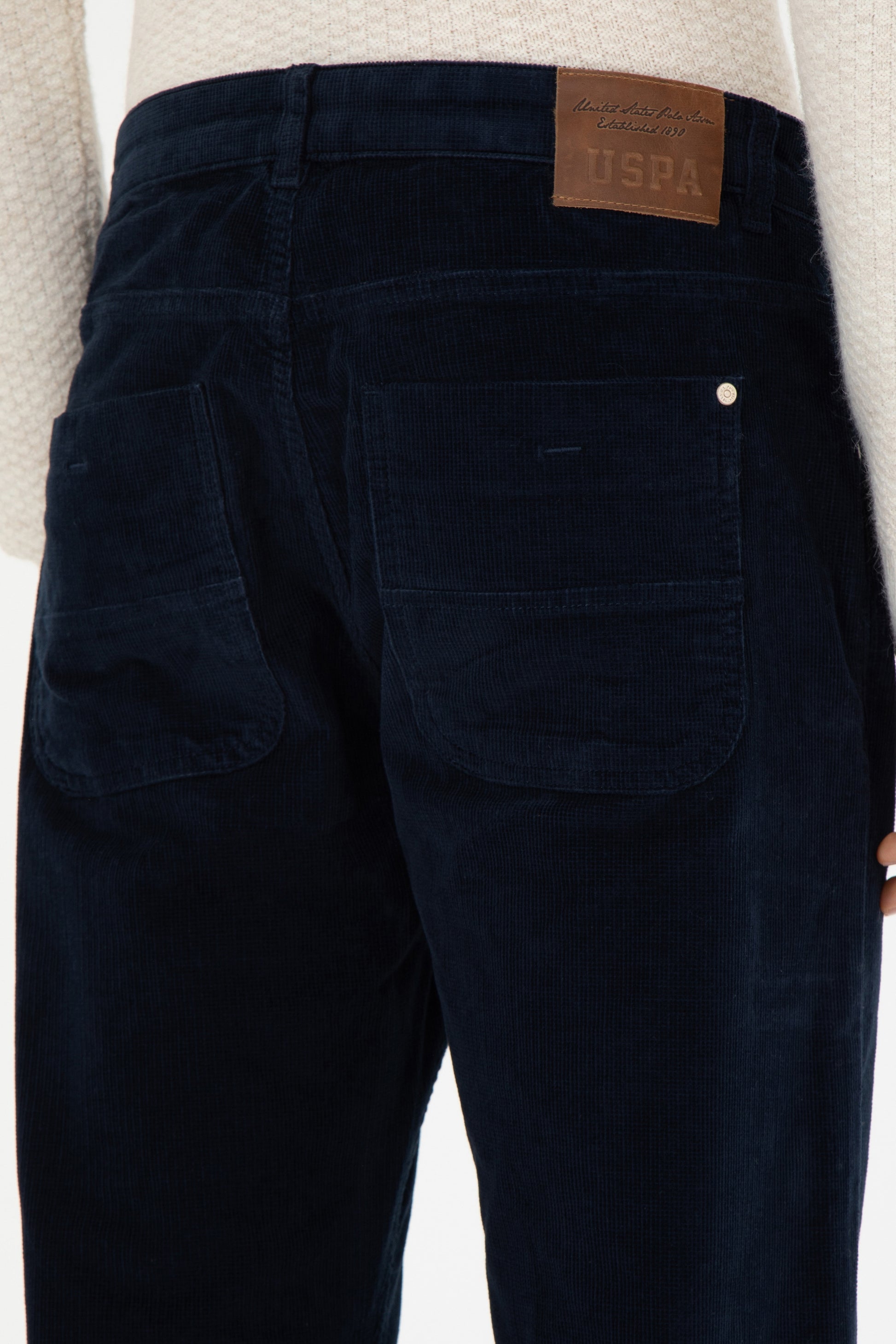 Men's Navy Blue Canvas Pants