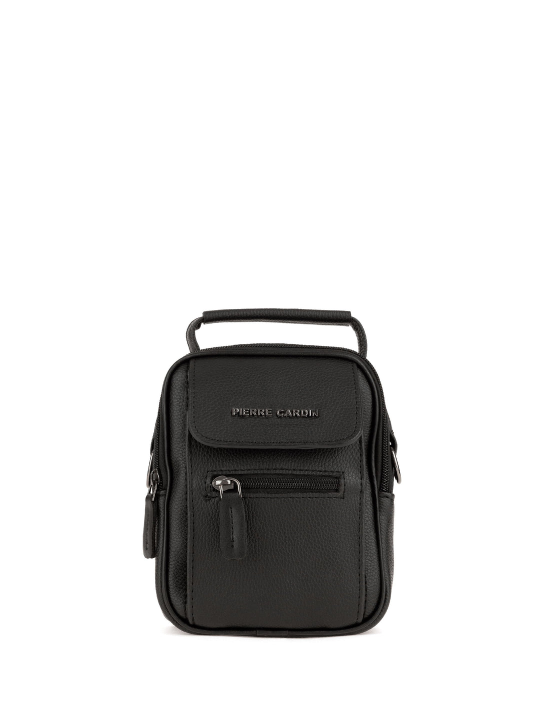 Men's Black Strap Handbag