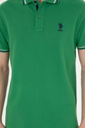 Men's Green Basic T-Shirt