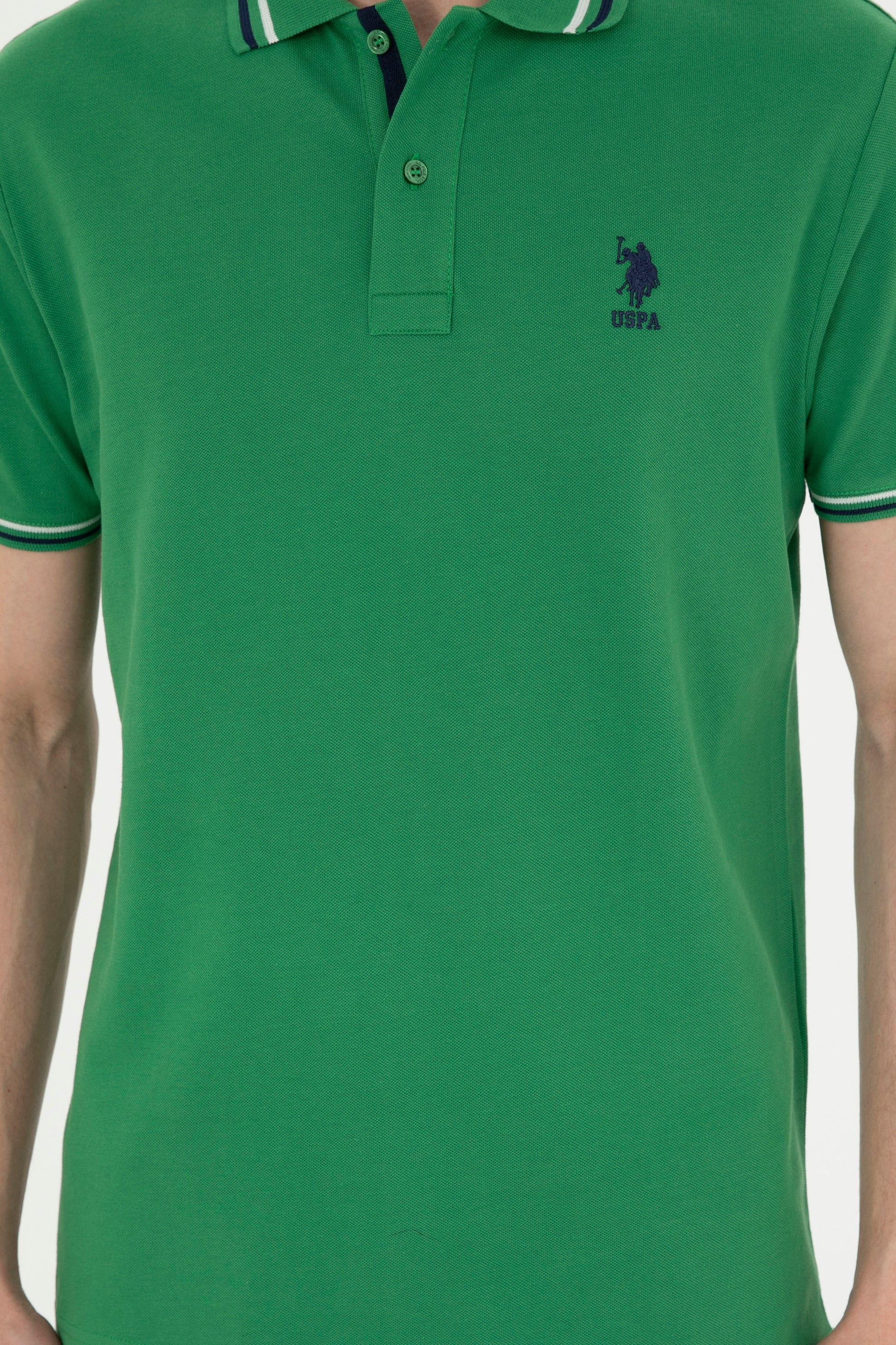 Men's Green Basic T-Shirt