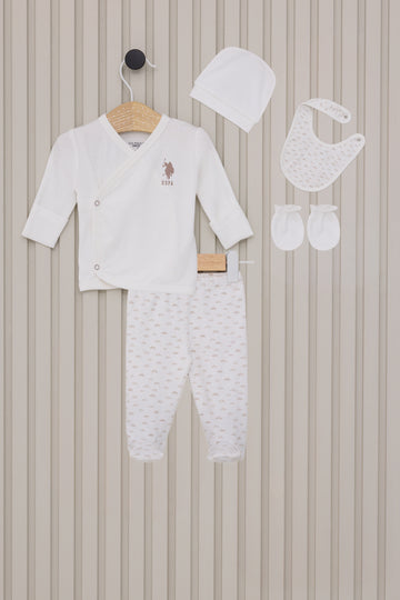 Baby Boy Cream Pajama Set