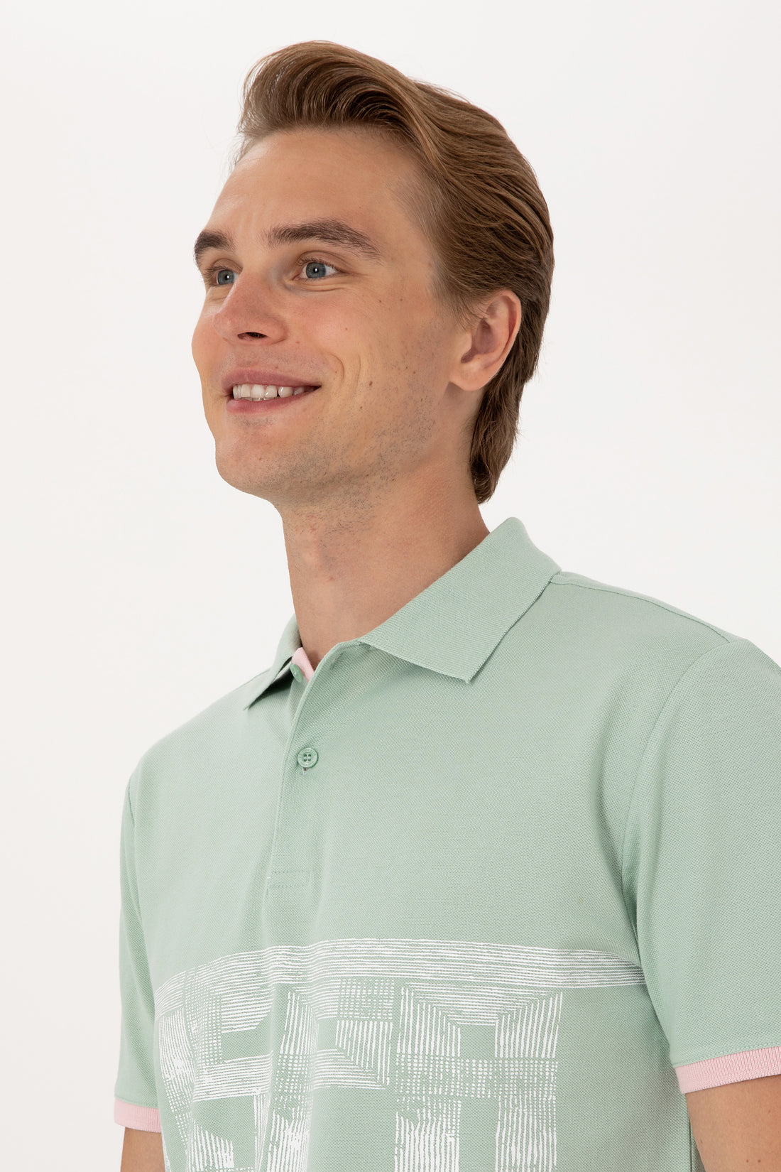 Men's Water Green T-Shirt