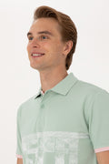 Men's Water Green T-Shirt