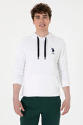 Men's White Basic Sweatshirt