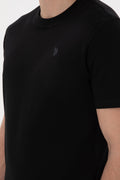 U.S. Polo Assn. - Men's Regular Fit Crew Neck Black Basic T-Shirt