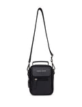Men's Black Strap Handbag