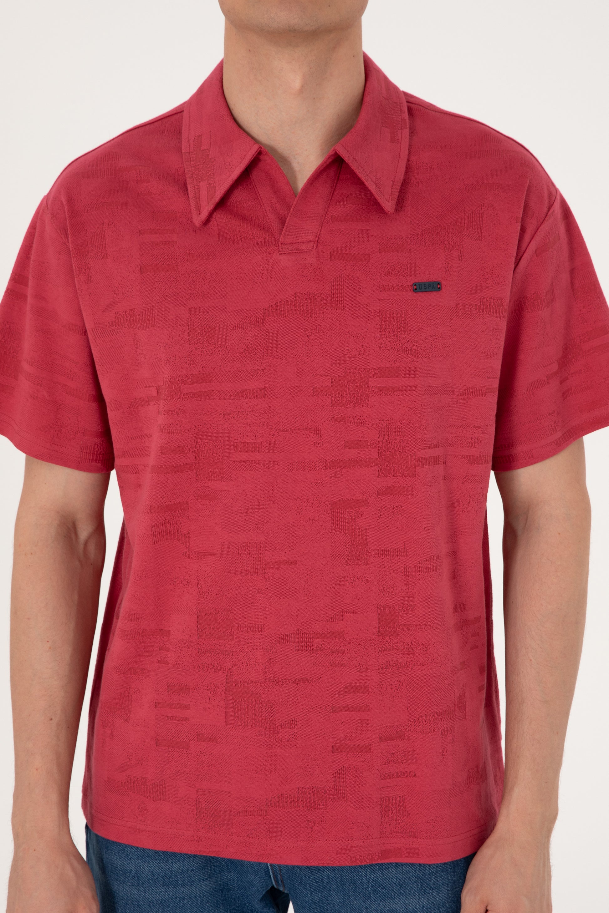 Men's Comfort Fit Crazy Neck Cherry T-Shirt