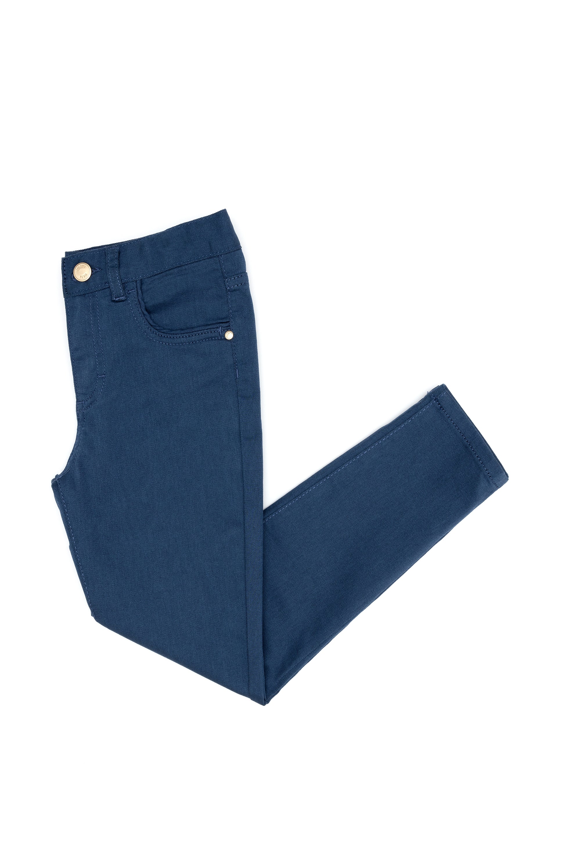 Girls' Indigo Canvas Pants
