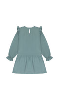 Girls' Mint Long Sleeve Knit Dress