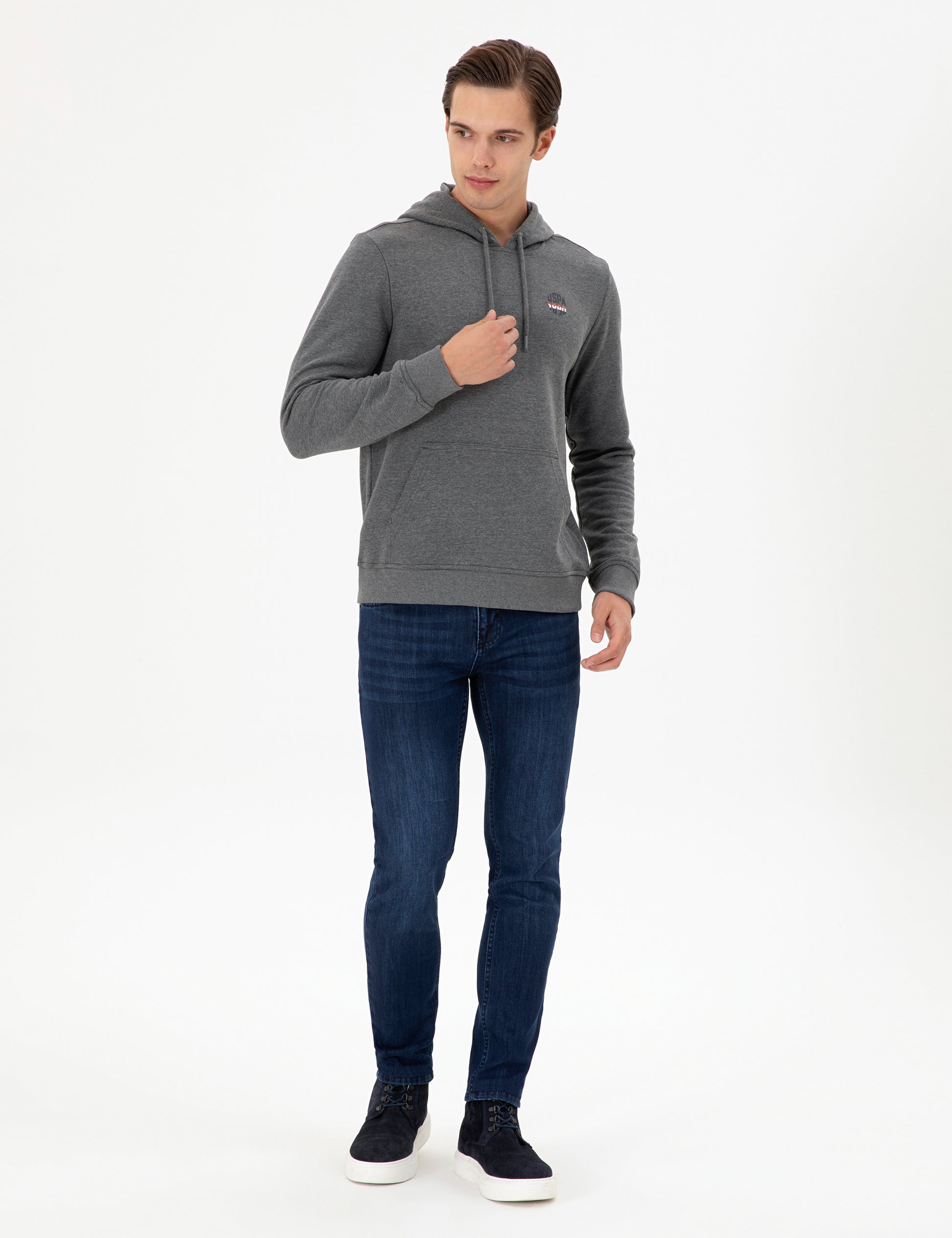 Men's Anthracite Melange Sweatshirt
