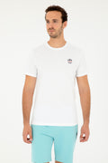 Men's Regular Fit Crew Neck White T-Shirt