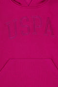 Girl's Fuchsia Basic Sweatshirt