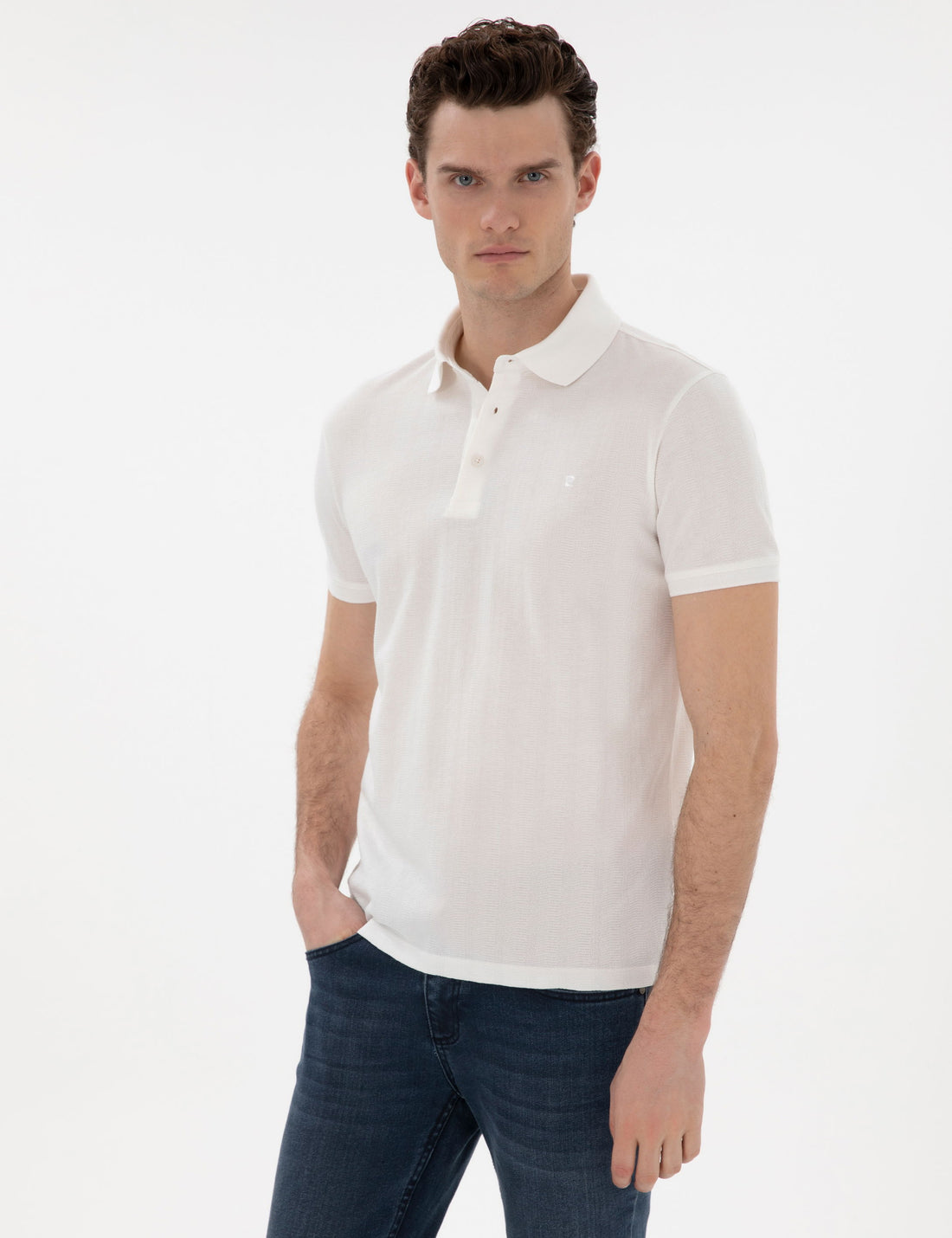 White Slim Fit T-Shirt