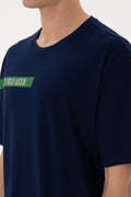 Men's Comfort Fit Crew Neck Navy T-Shirt