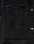 Black Slim Fit Jean Jacket