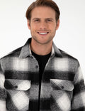 Black Comfort Fit Long Sleeve Lumberjack Shirt