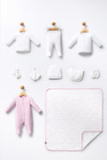Baby Girl White Hospital Outlet Set of 10