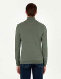 Smoke Slim Fit Turtleneck Basic Sweater Sweater