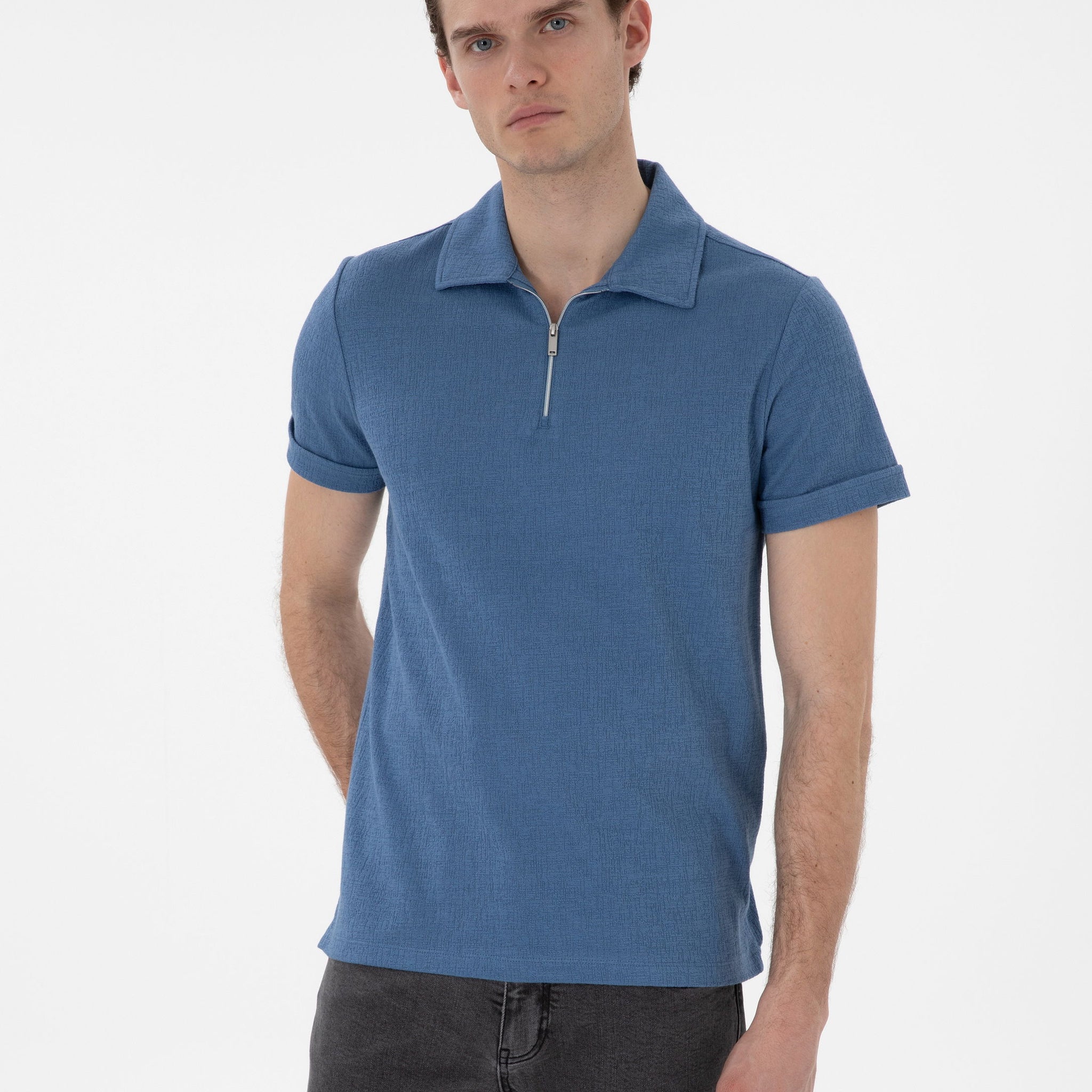 Blue Slim Fit T-Shirt