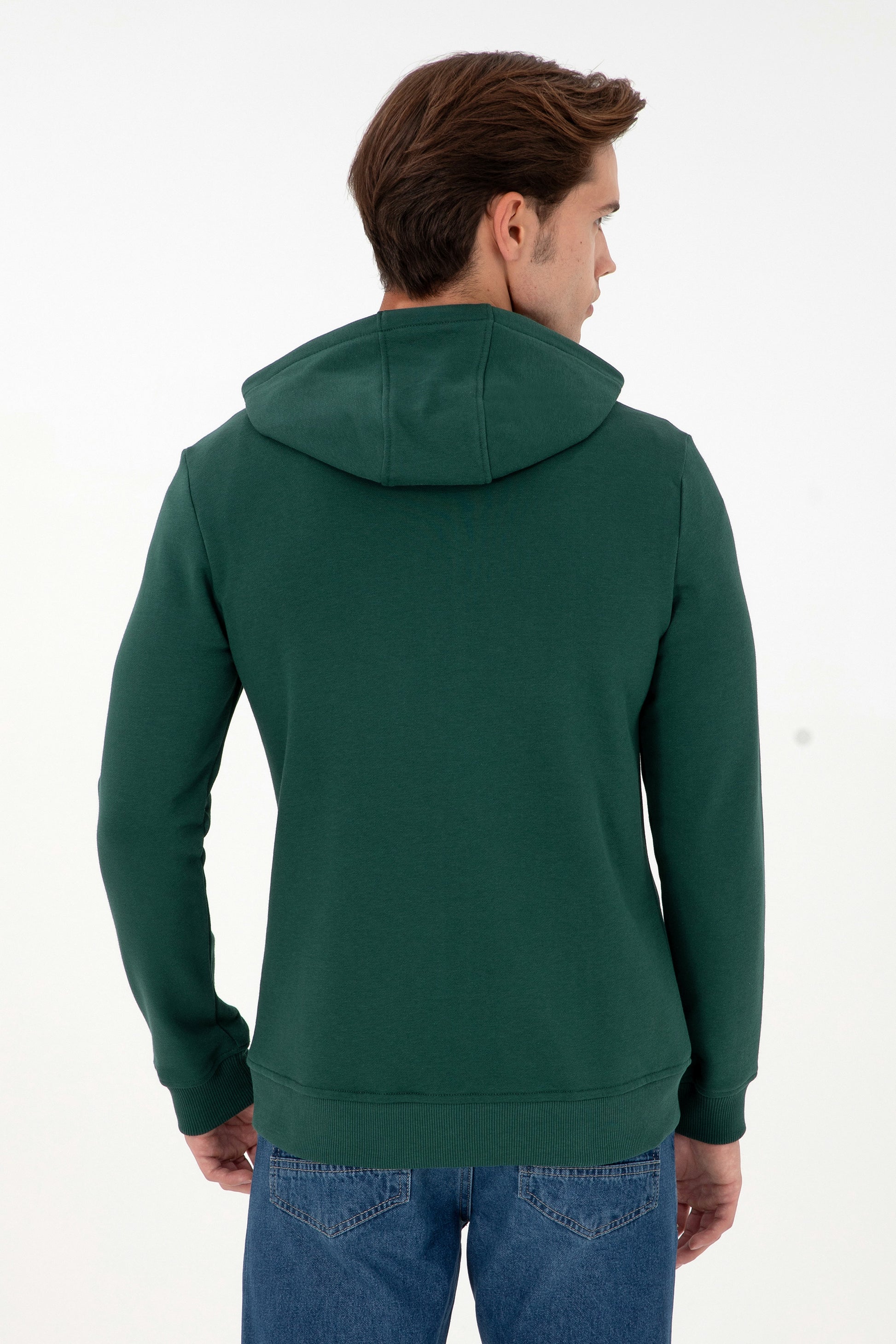 Men's Dark Green Knitted Cardigan