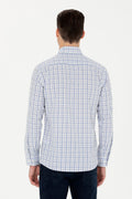 Men's Plaid Blue Shirt