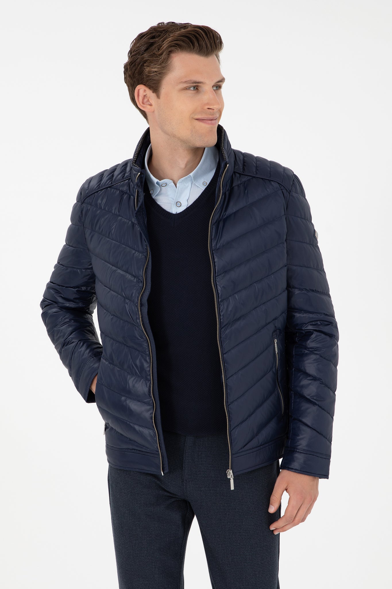 Men's Navy Blue Coat