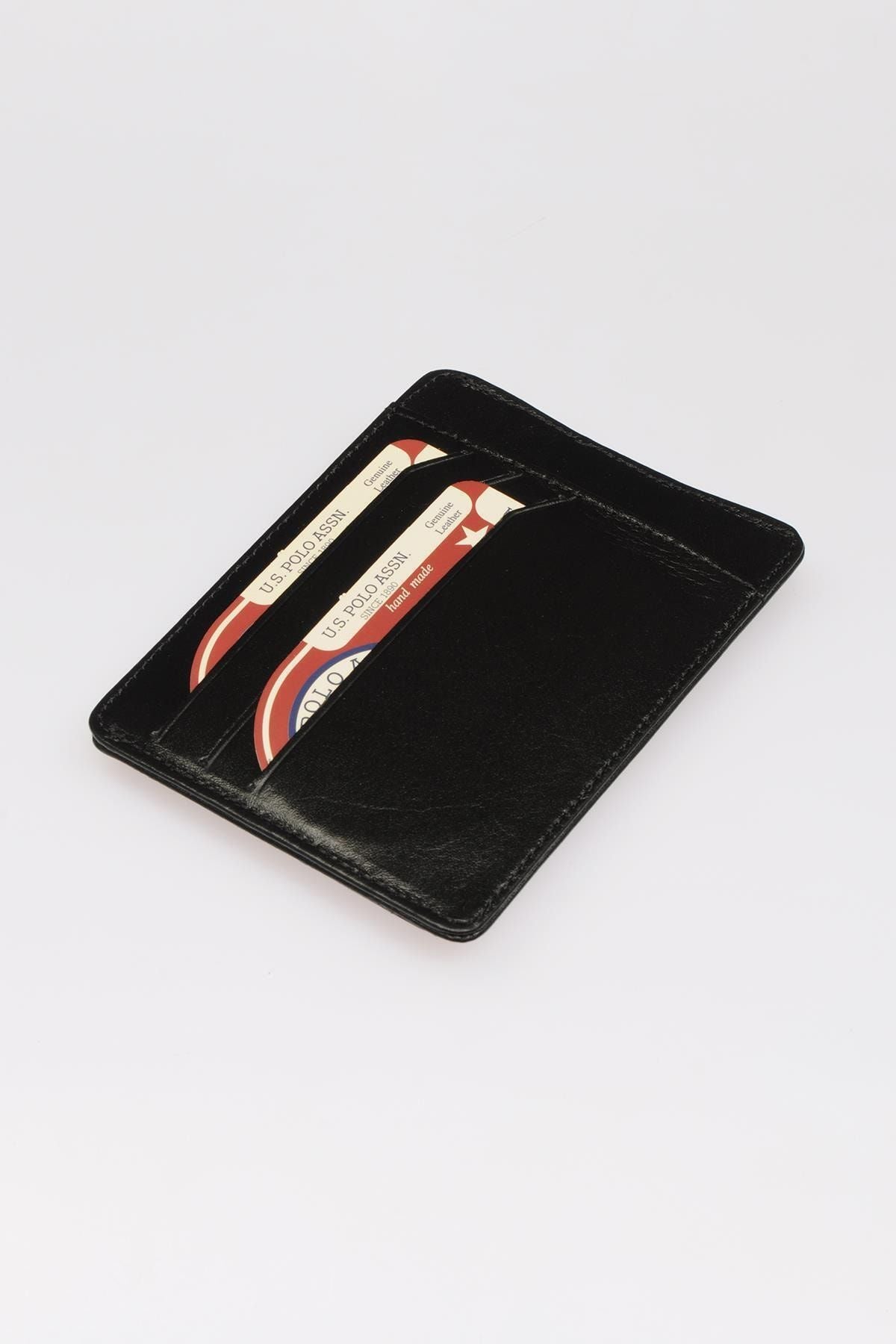 Men's Black Taba Card Holder Plcz8445