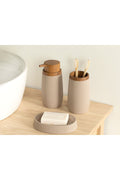 Evelyn 3-Piece Bathroom Set Coffee