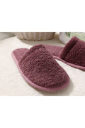 Simple Cotton Women's Bath Slipper 36-40 Dusty Rose