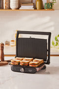 Gastro Grill Glass Premium 2400w Toaster And Grill Machine Rosegold