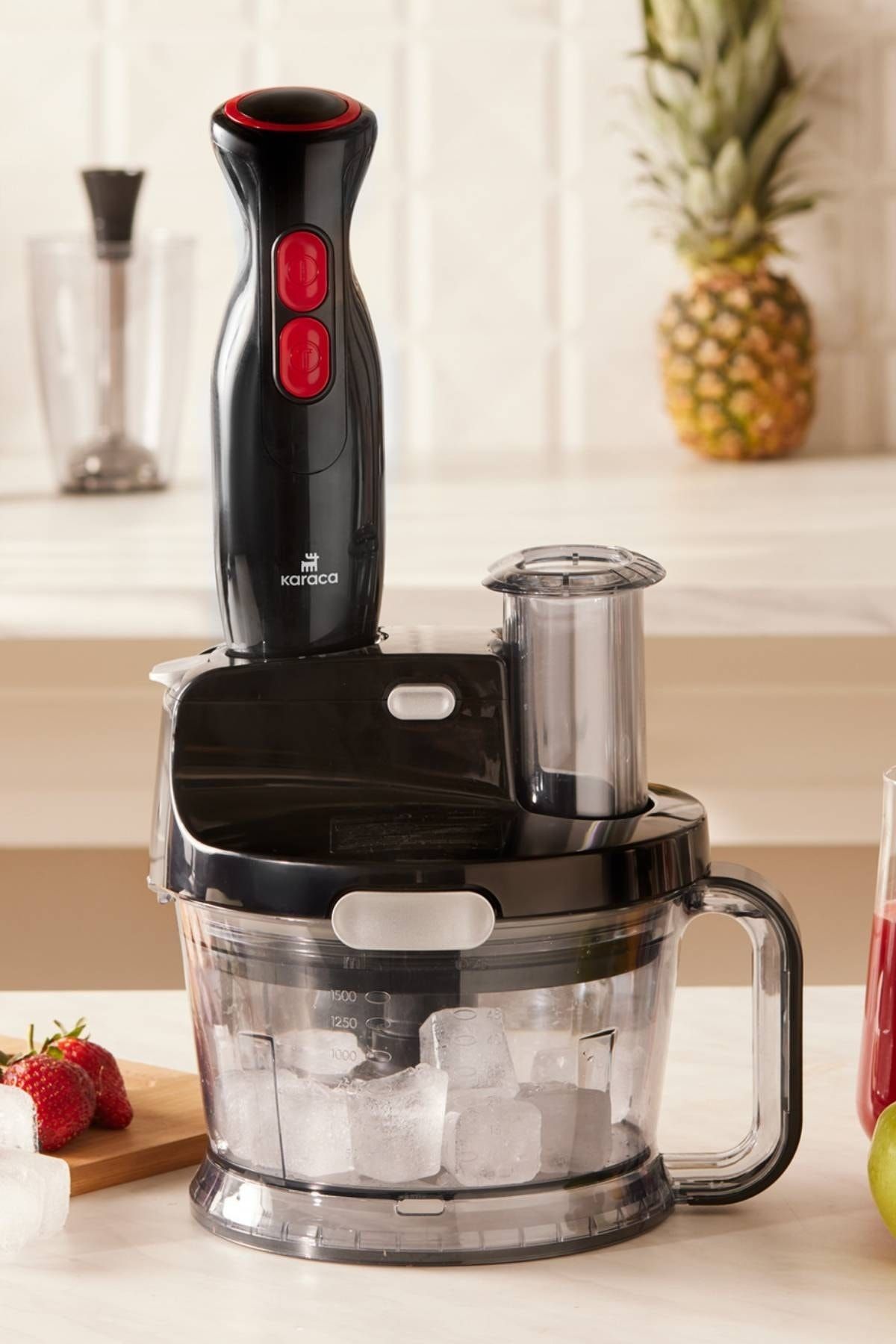 Pro-Multimax Food Processor Black Red 2000 W