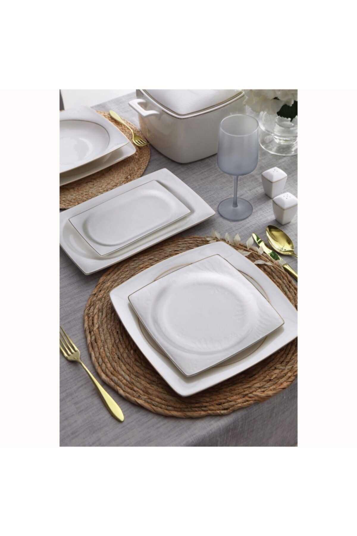 Kathie 60 Piece Dinner Set for 12 Seater