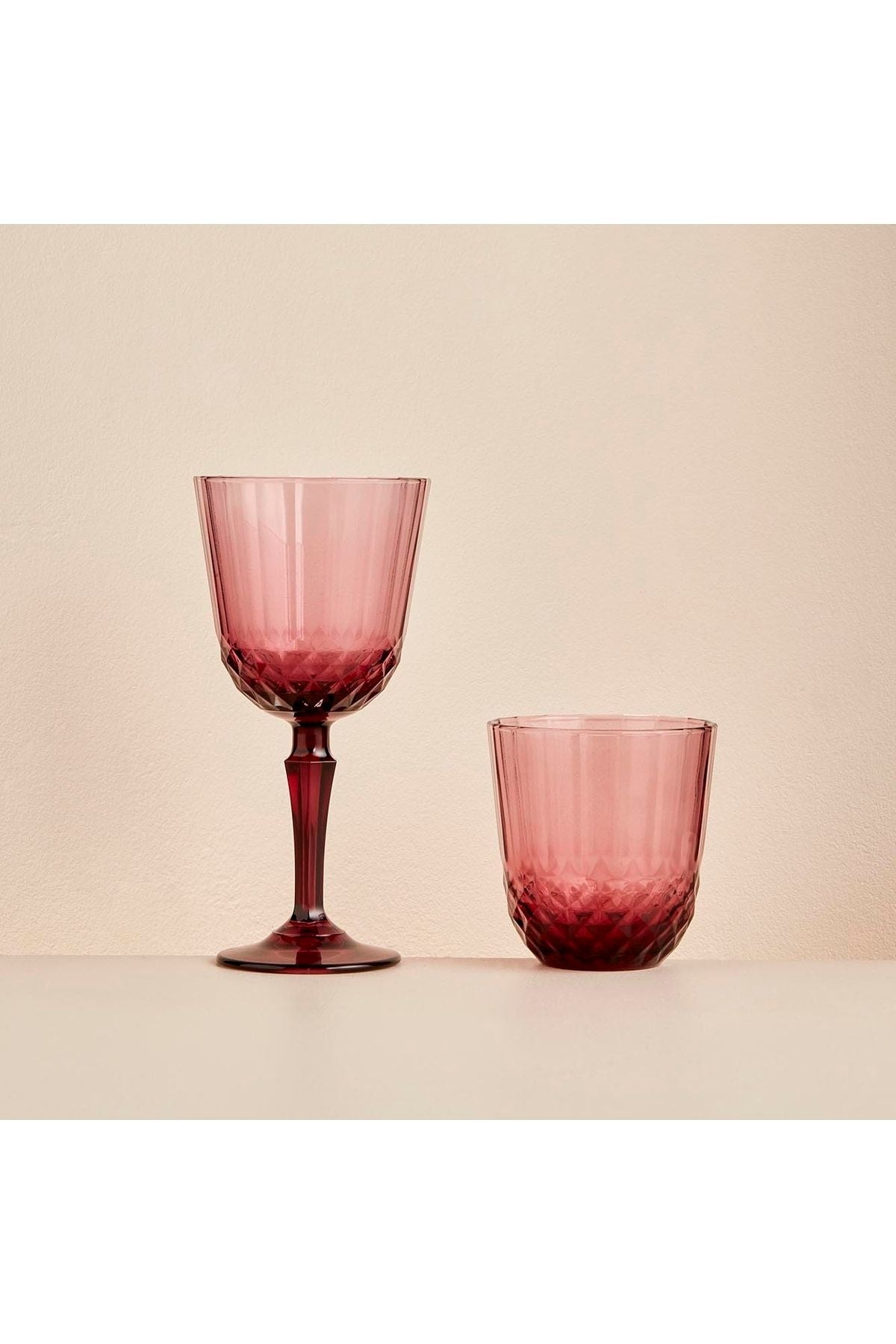 Colore Cutting Glass-goblet Set of 12 Dried Roses