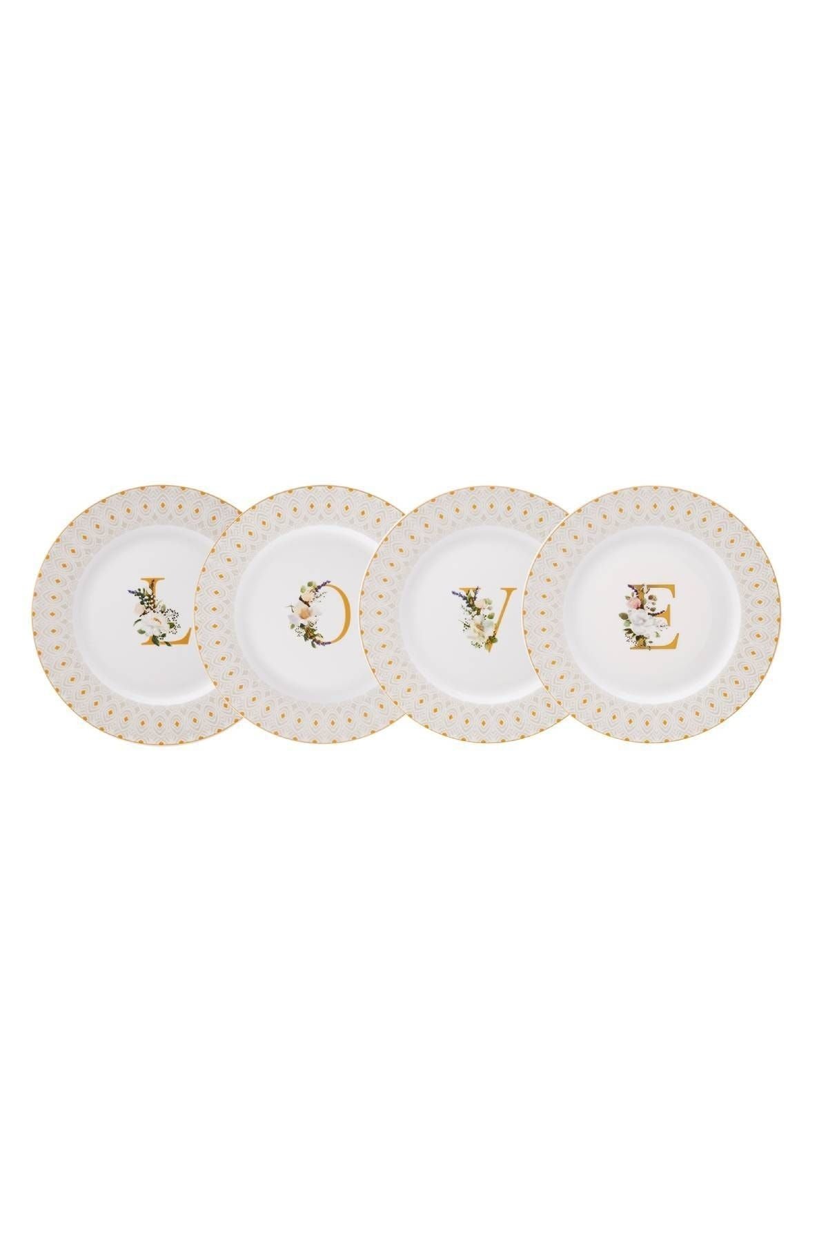 Love 4 Piece Cake Set 19 Cm